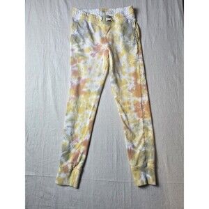 Old Navy Girls Yellow‎ Tie Dye Elastic Waist Activewear Jogger Pants Sz XL 14-16